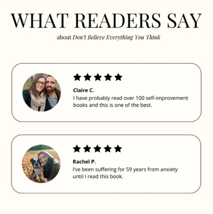 "Don't Believe Everything You Think" - By Joseph Nguyen